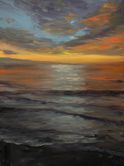 "Sunset", 30x40 cm, akryl på lærred (solgt)