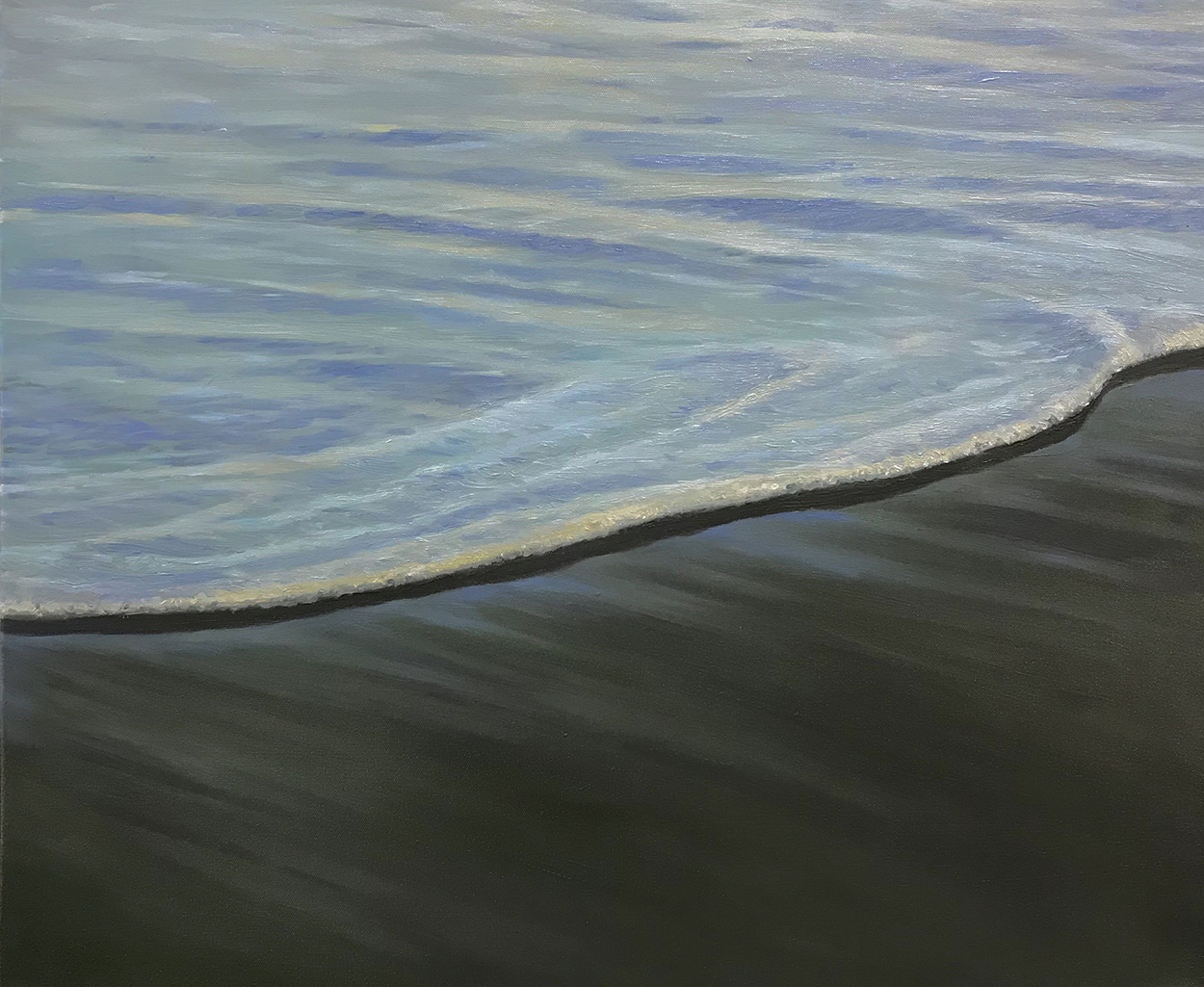 "Border", 50x60 cm, olie på lærred (solgt)