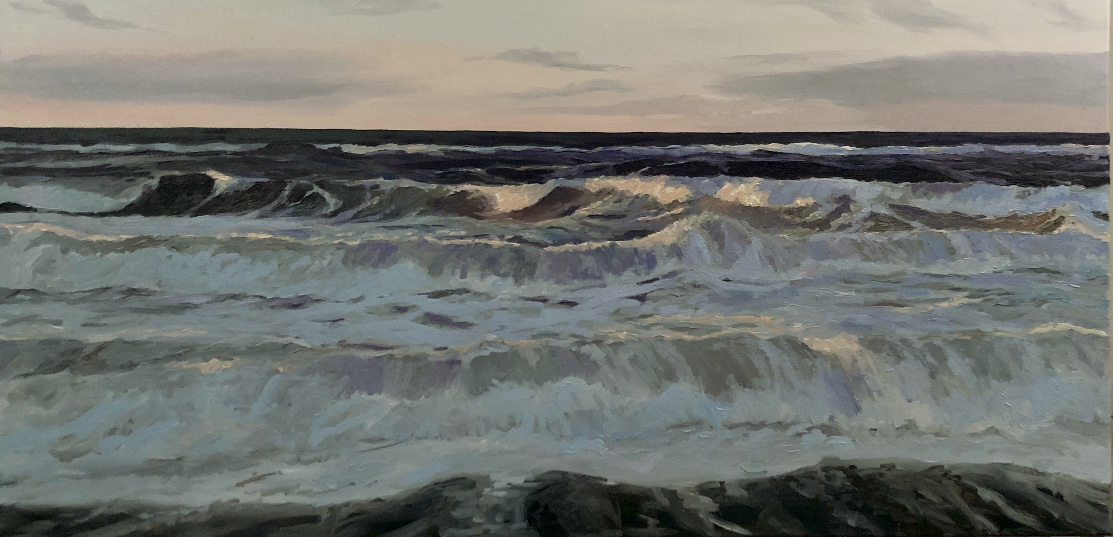 "That Final Look", 70x140 cm, olie (SOLGT)