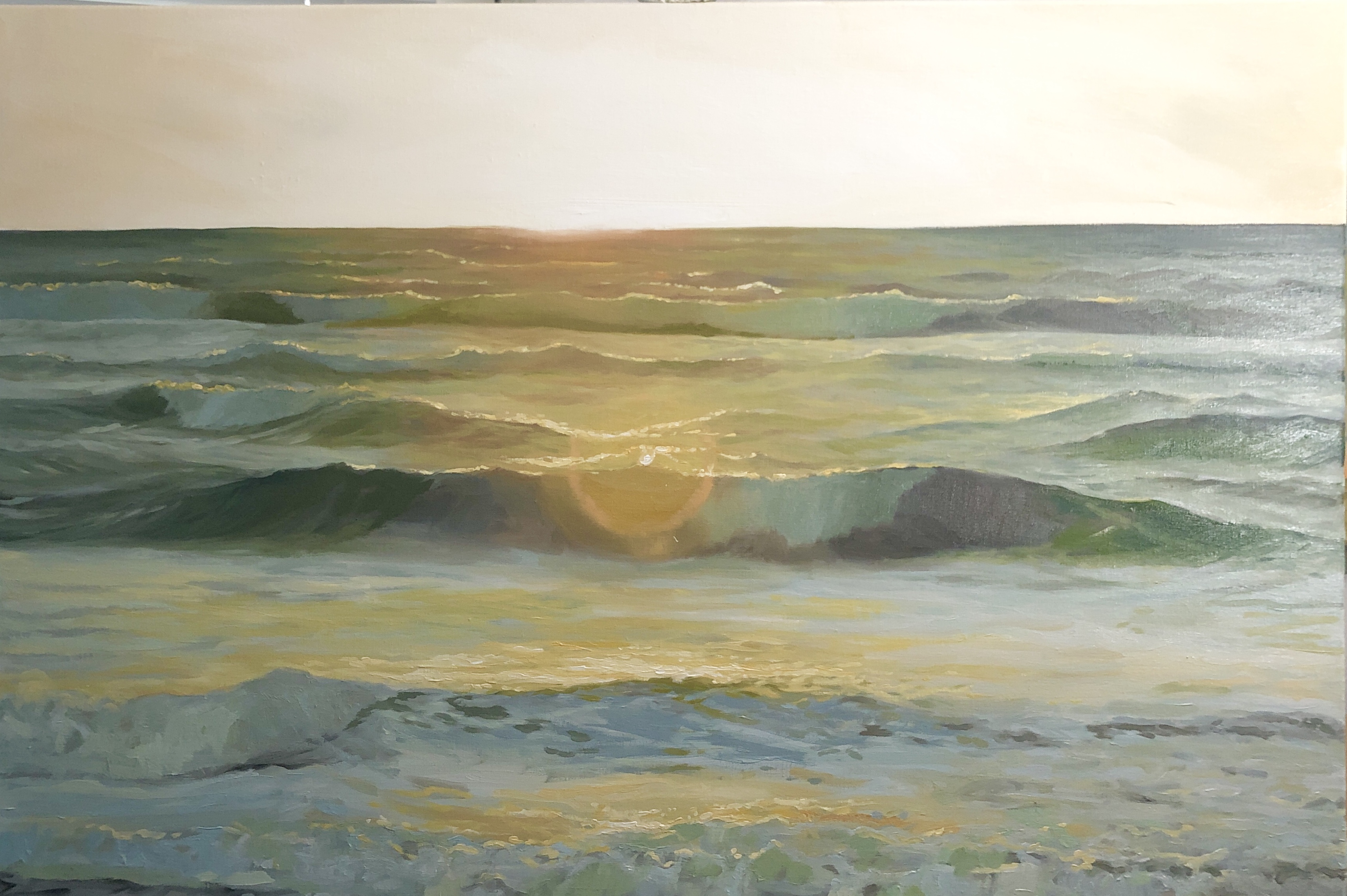"Flare", 80x120 cm, olie (SOLGT)