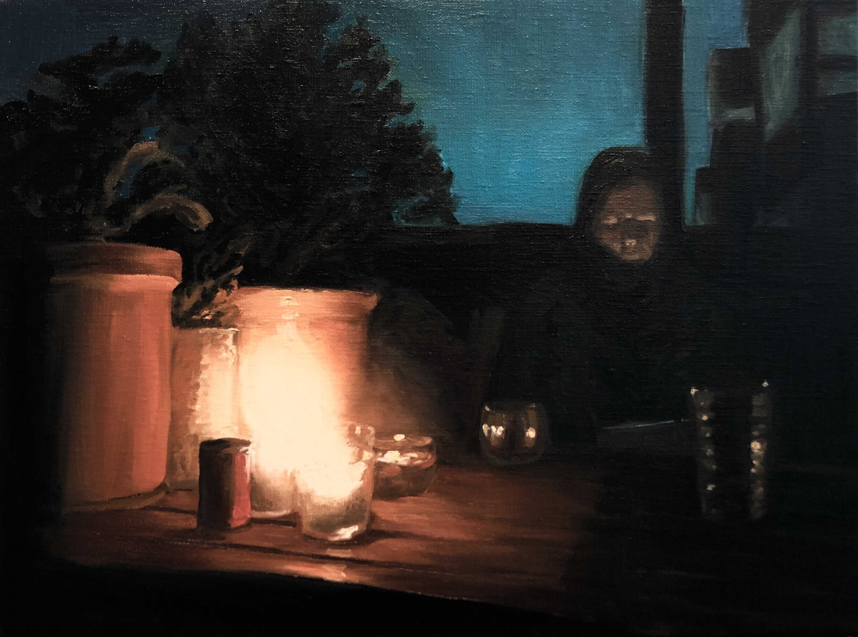 "Cosy", 30x40 cm, olie