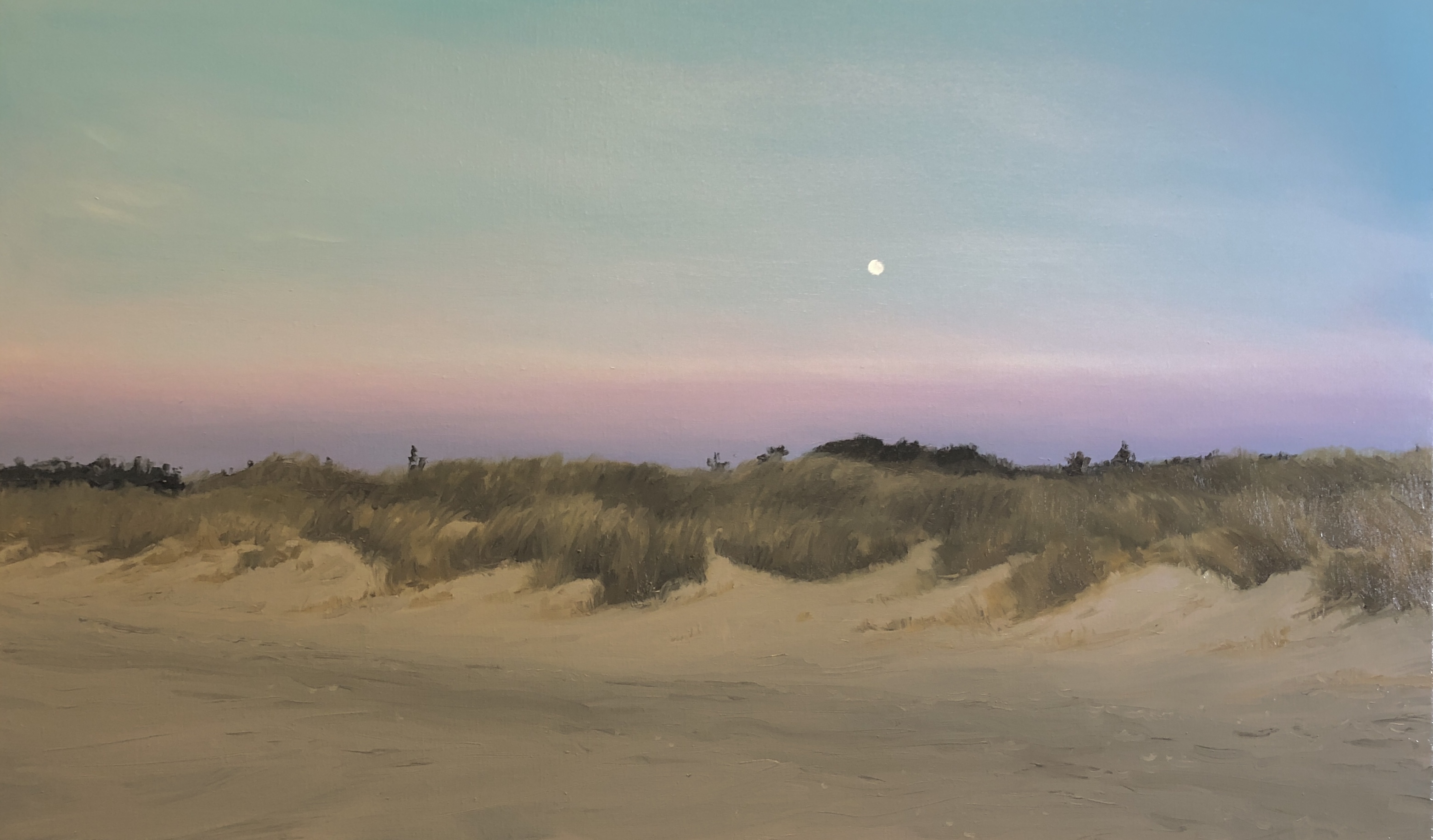 "In The Middle", 60x100 cm, olie 