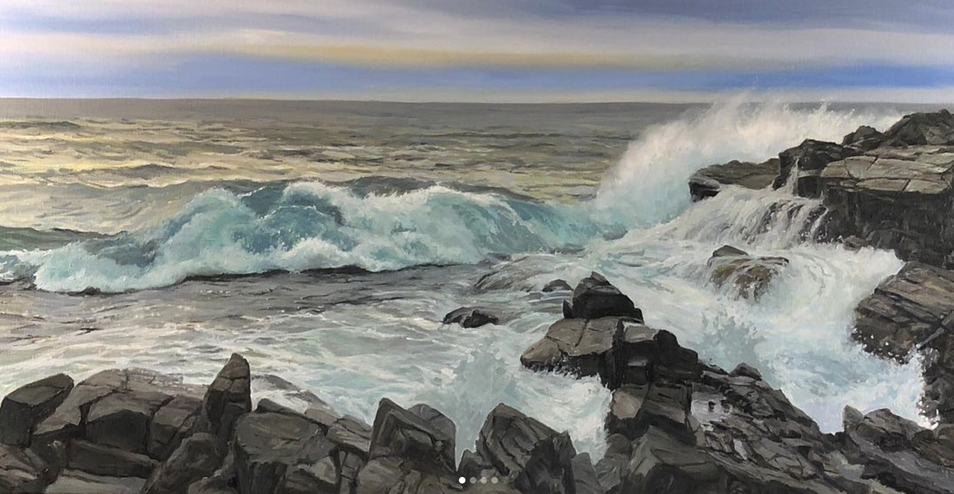 "Mind The Gap", 70x140 cm, olie (SOLGT)