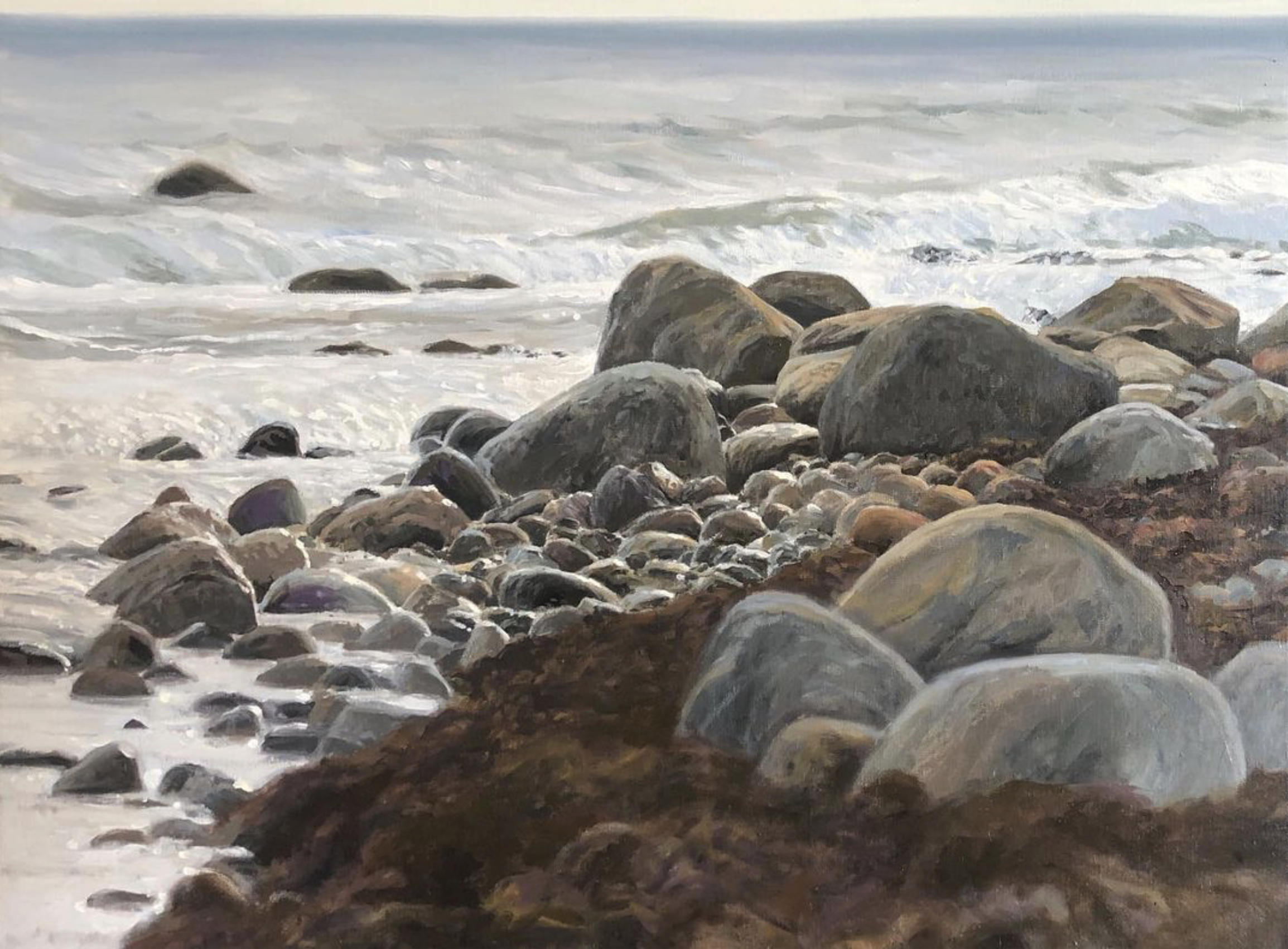 "Focus Is Eveerything", 60x80 cm, oil (SOLGT)