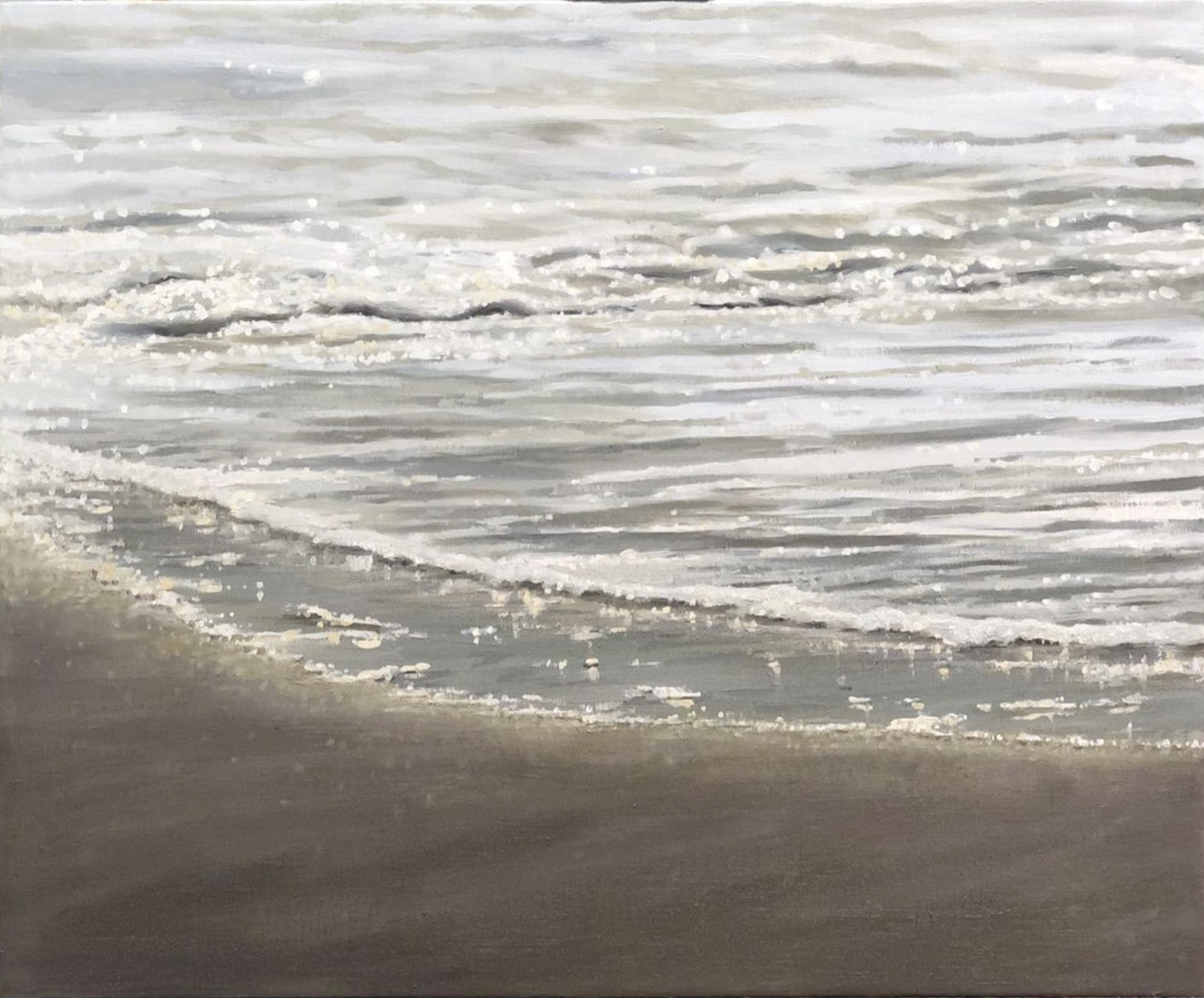 "Uden titel", 50x60 cm, olie SOLGT