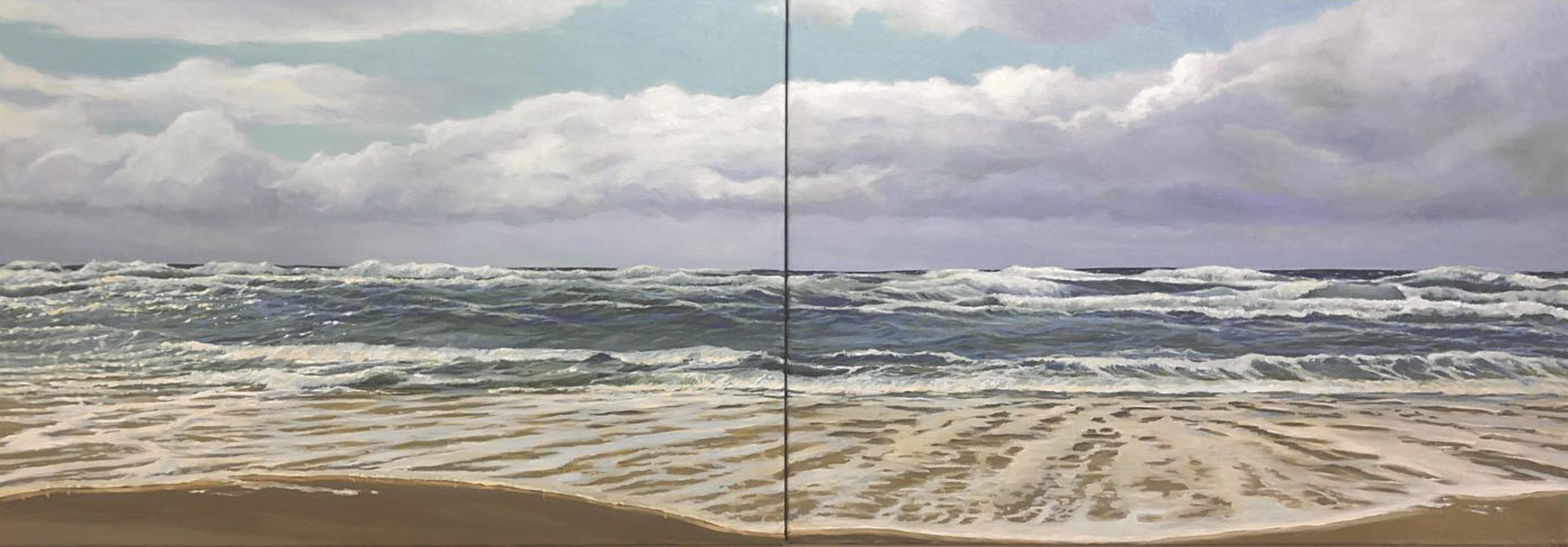 "Winter Morning", 30x40 cm, olie (SOLGT)