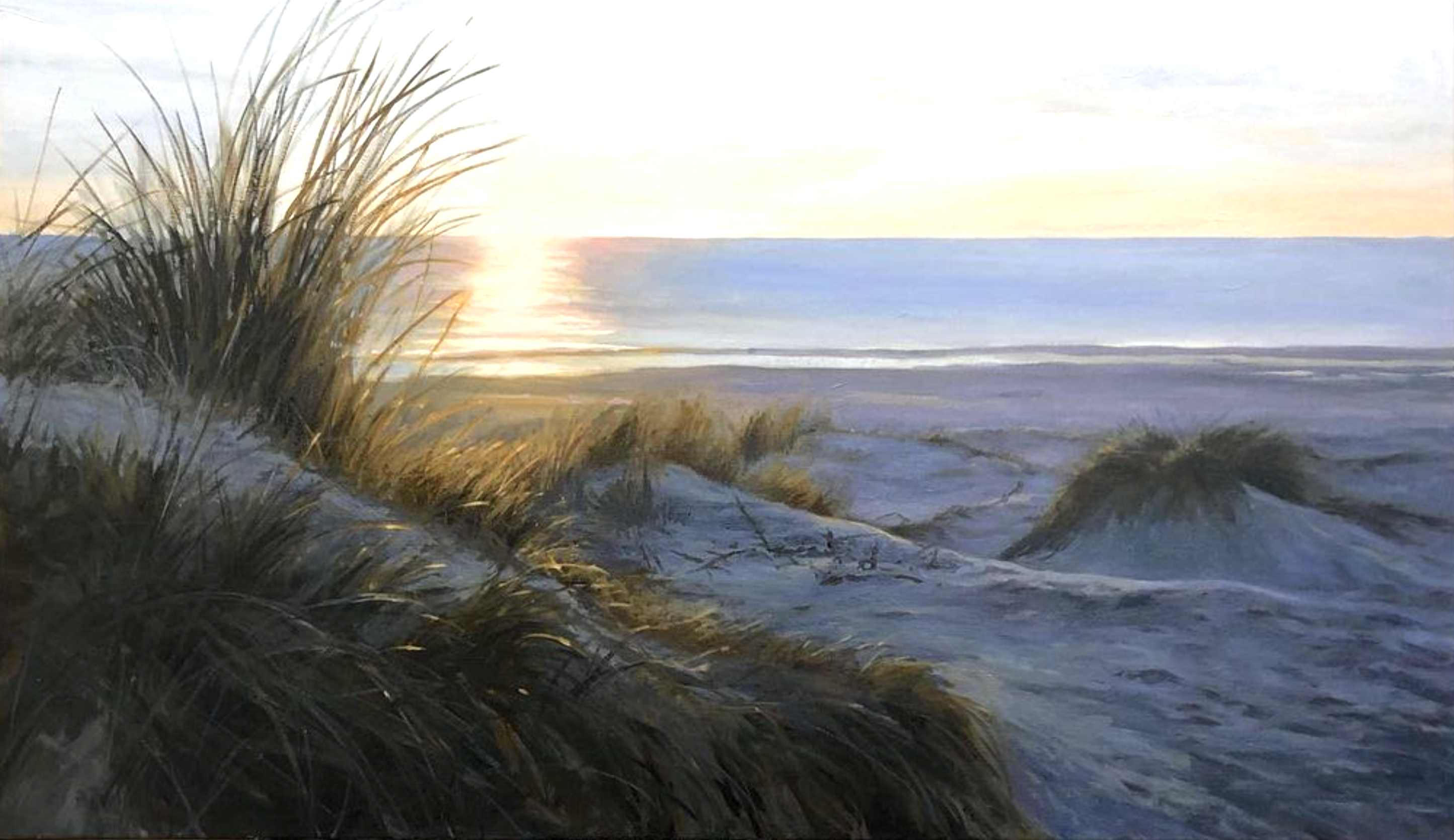 "Uden titel", 70x120 cm, olie (SOLGT)