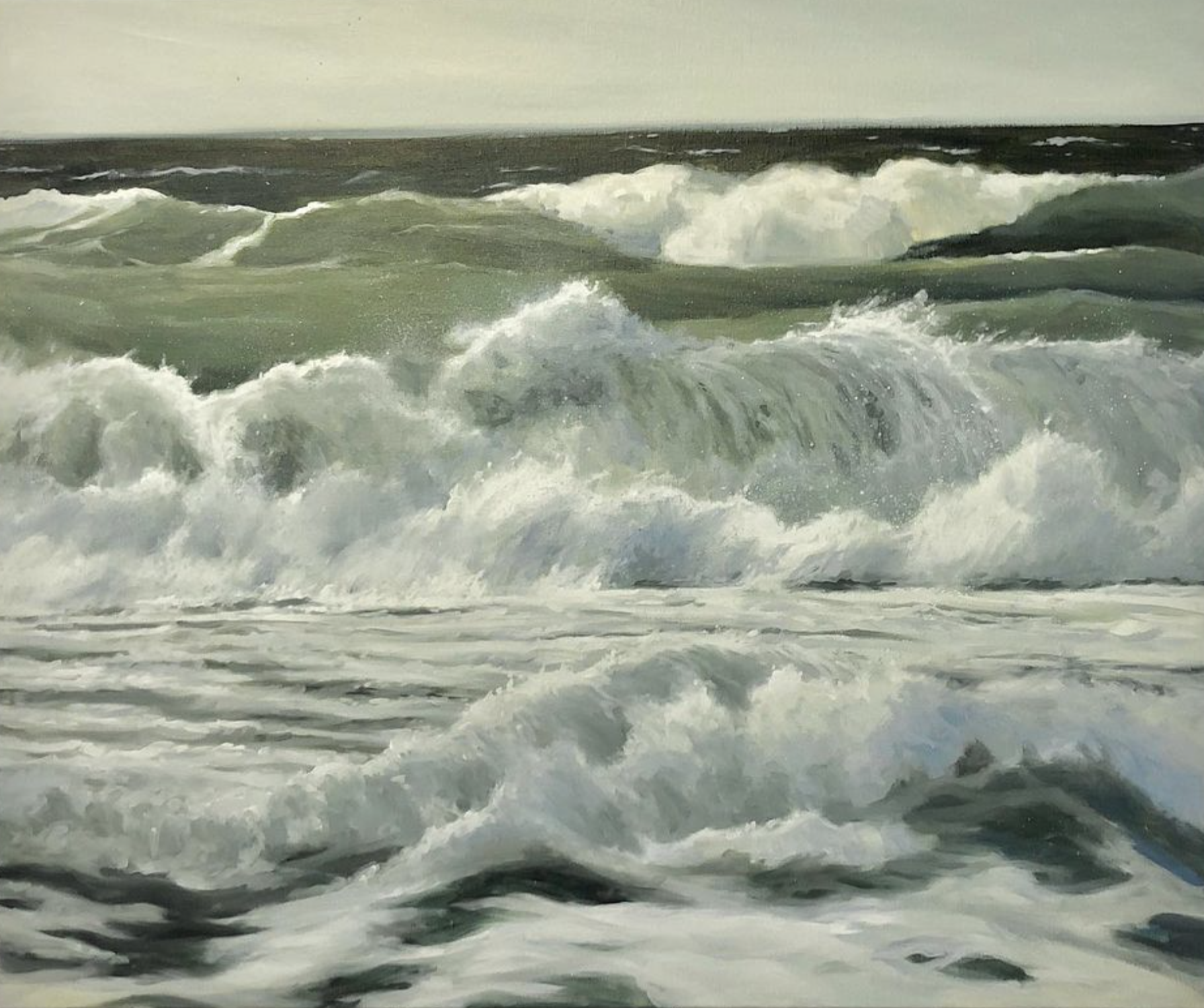 (Uden titel), 100x120 cm, olie (SOLGT)